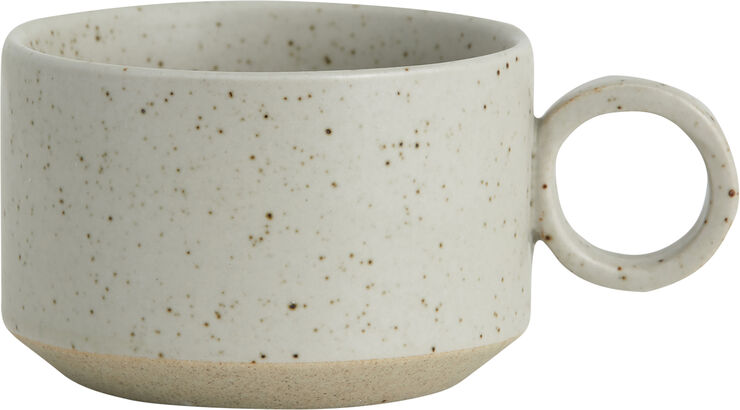 Nordal GRAINY tea cup w. handle, sand