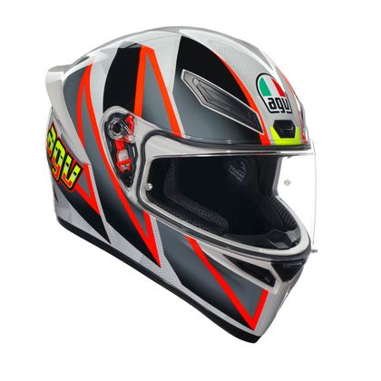 Casque AGV K1 S - BLIPPER - Gris / Rouge