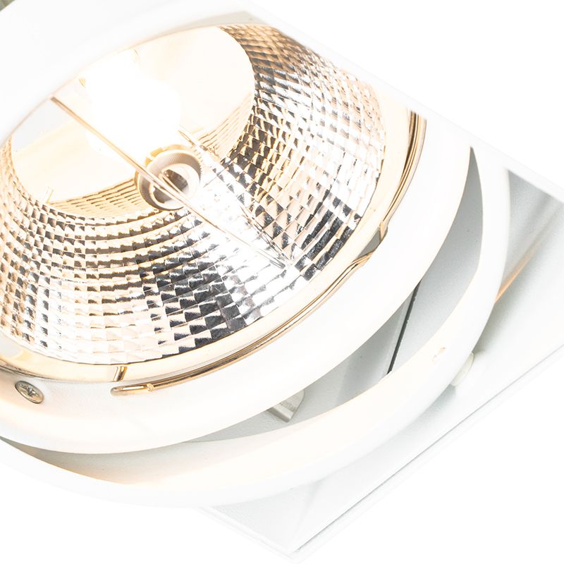 Inbouwspot wit GU10 AR111 trimless verstelbaar - Oneon