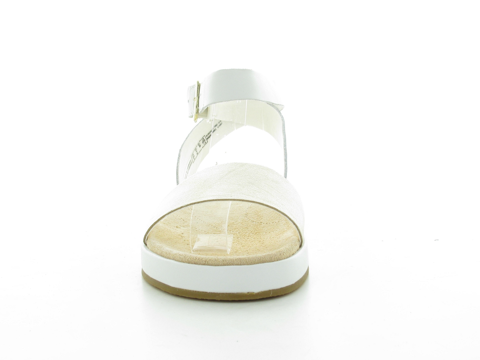 Clarks-BOTANIC IVY Cuir Blanc-Or