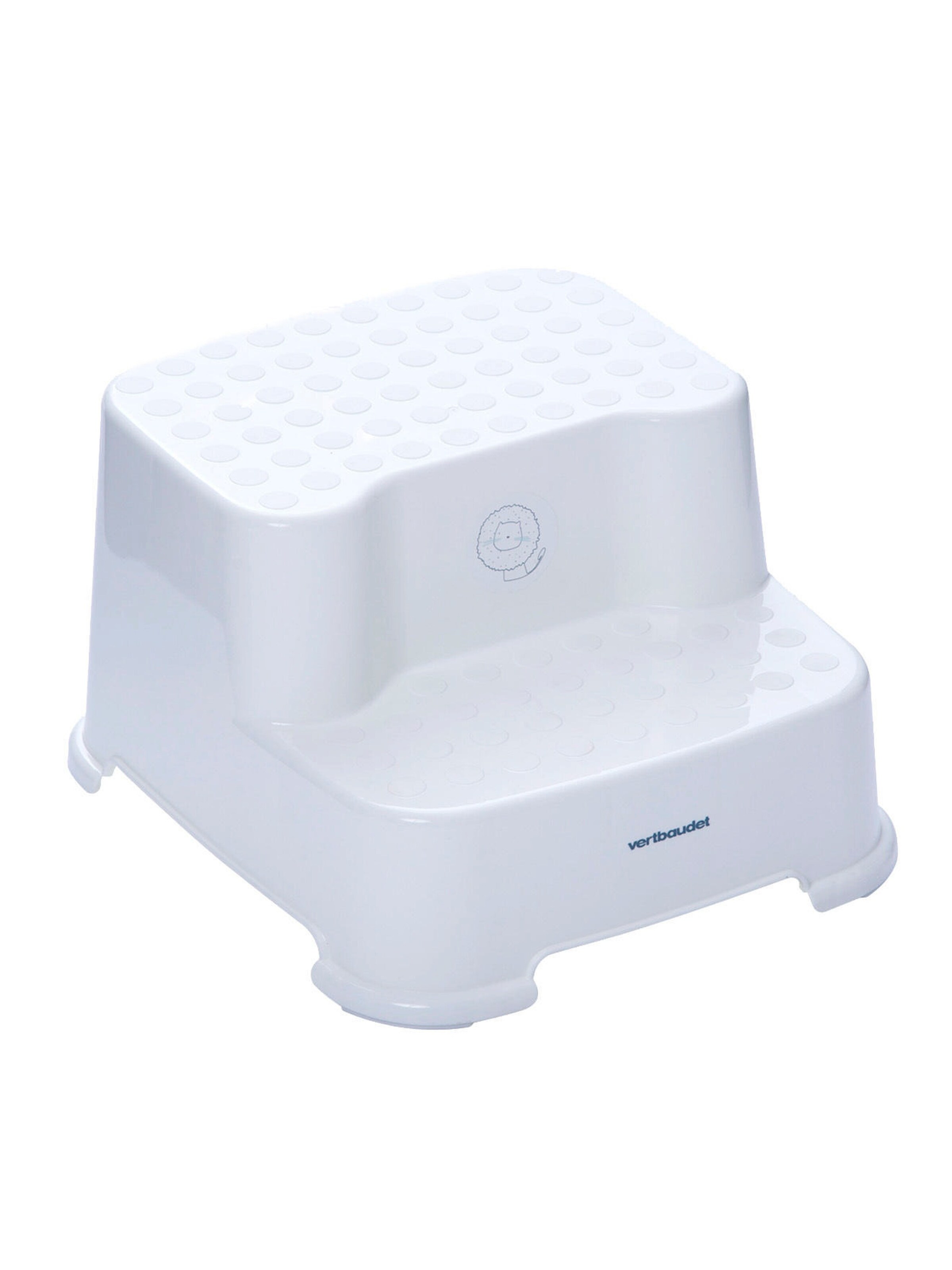 Vertbaudet Kinder Bad-Tritthocker SAFE STEP weiß