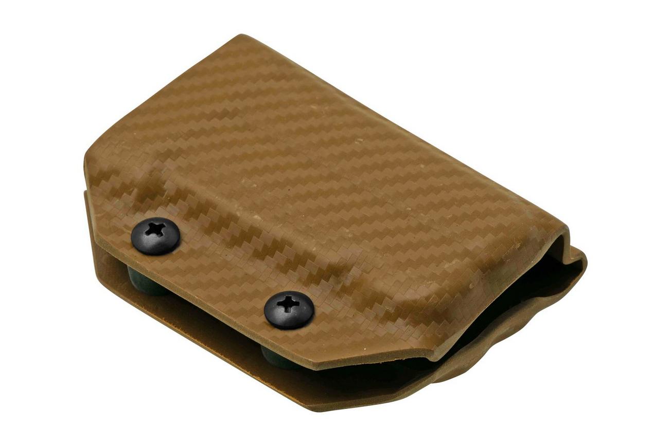 Clip And Carry Kydex Sheath Leatherman Surge, Carbon Fiber Brown LSURGE-CF-BRN riemholster