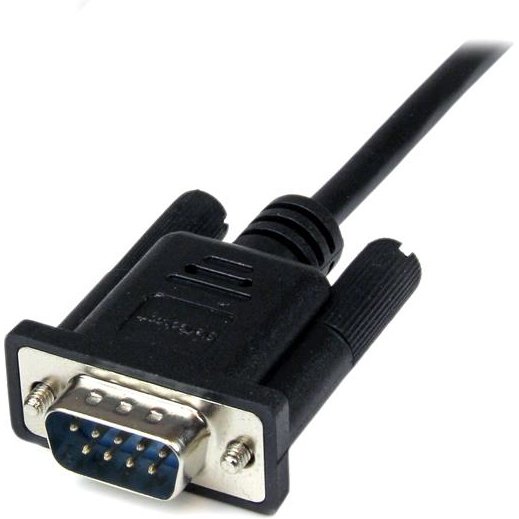 StarTech.com Câble Null Modem Croisé Série RS232 DB9 2 m - Noir