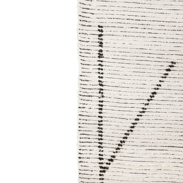 HKliving Hand Woven vloerkleed 200x300 cream/charcoal