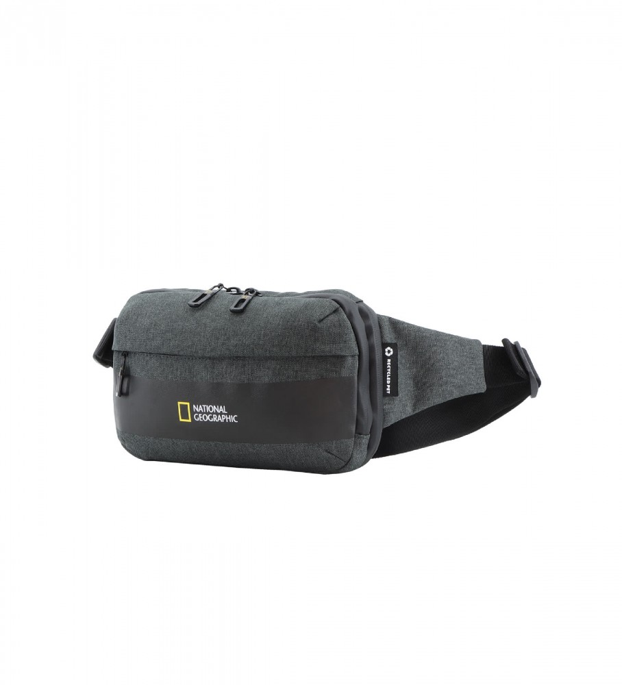 Bolsa de cintura expansível da National Geographic, cinza, 24 cm de largura x 6,5 cm de profundidade x 15 cm de altura