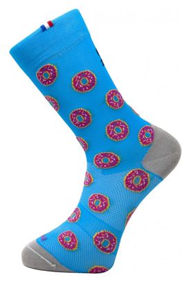 Chaussettes Rafa'l Funny Donuts Bleu