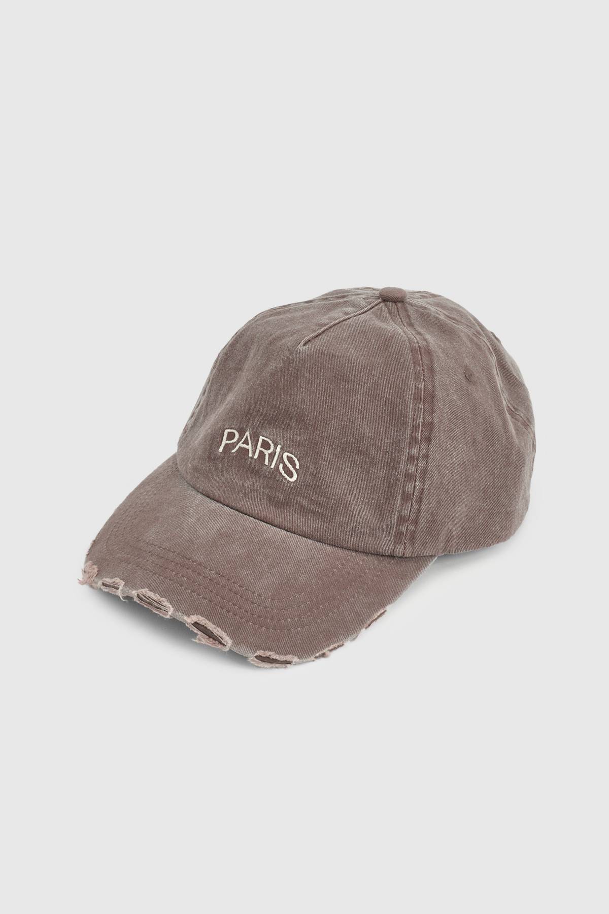 boohoo Casquette Vieillie Chocolat