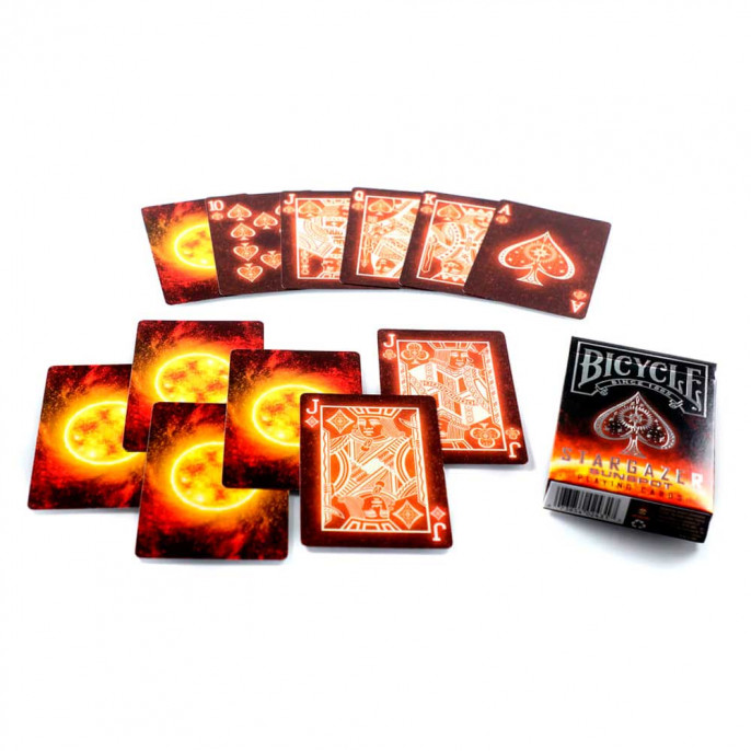54 Cartes Bicycle : Stargazer Sunspot