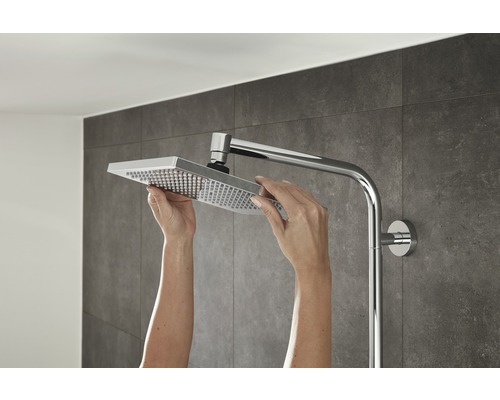 Douchekolom incl. thermostaat hansgrohe Crometta E Showerpipe 240 1jet chroom 27271000