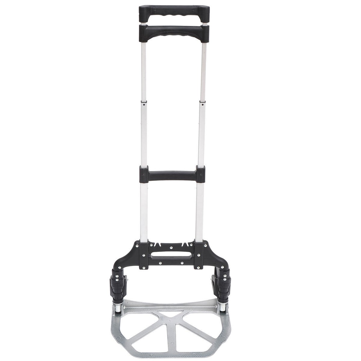 HOMCOM Aluminium Opvouwbare Handwagen, Stapelwagen, Max. Draagvermogen 70 kg