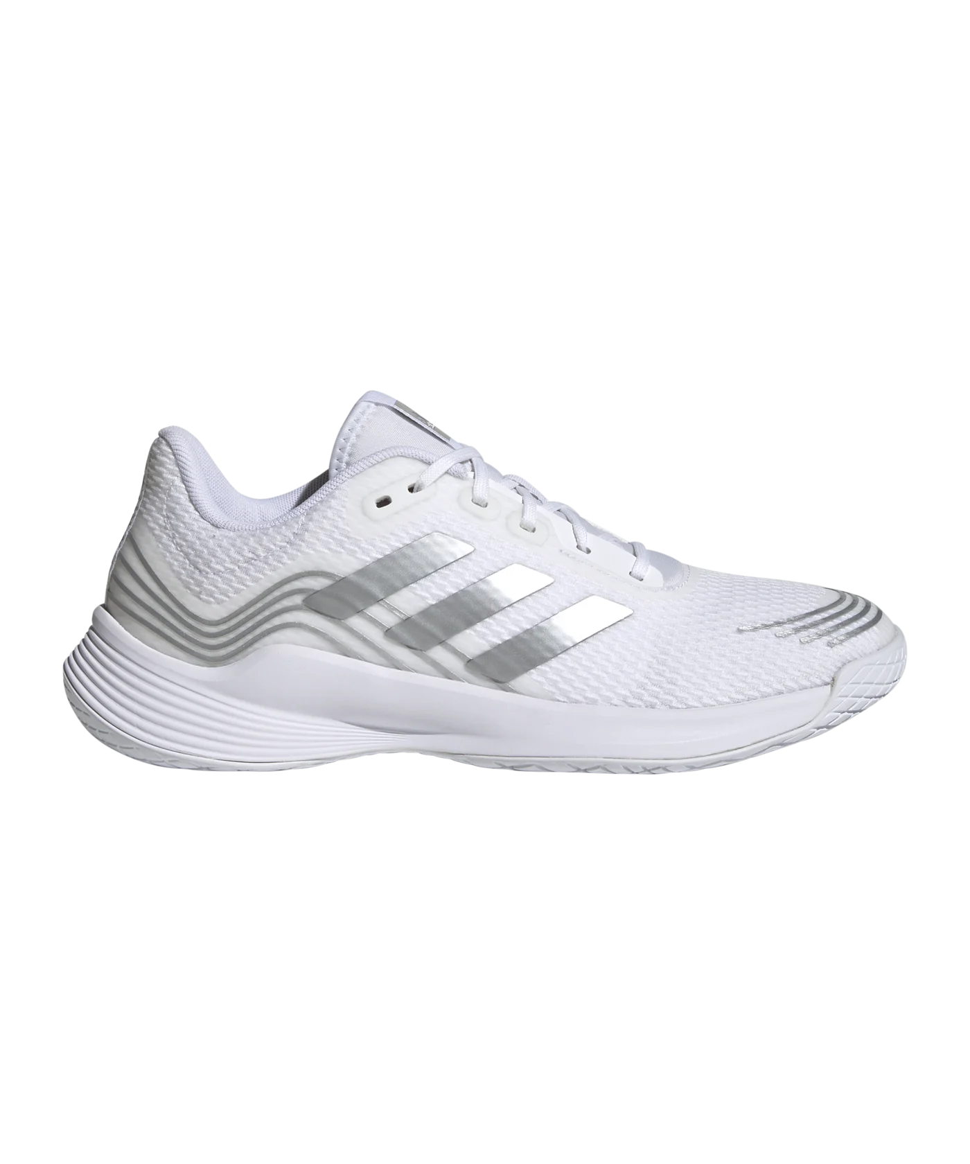adidas Novaflight Jump Damen Weiss Silber