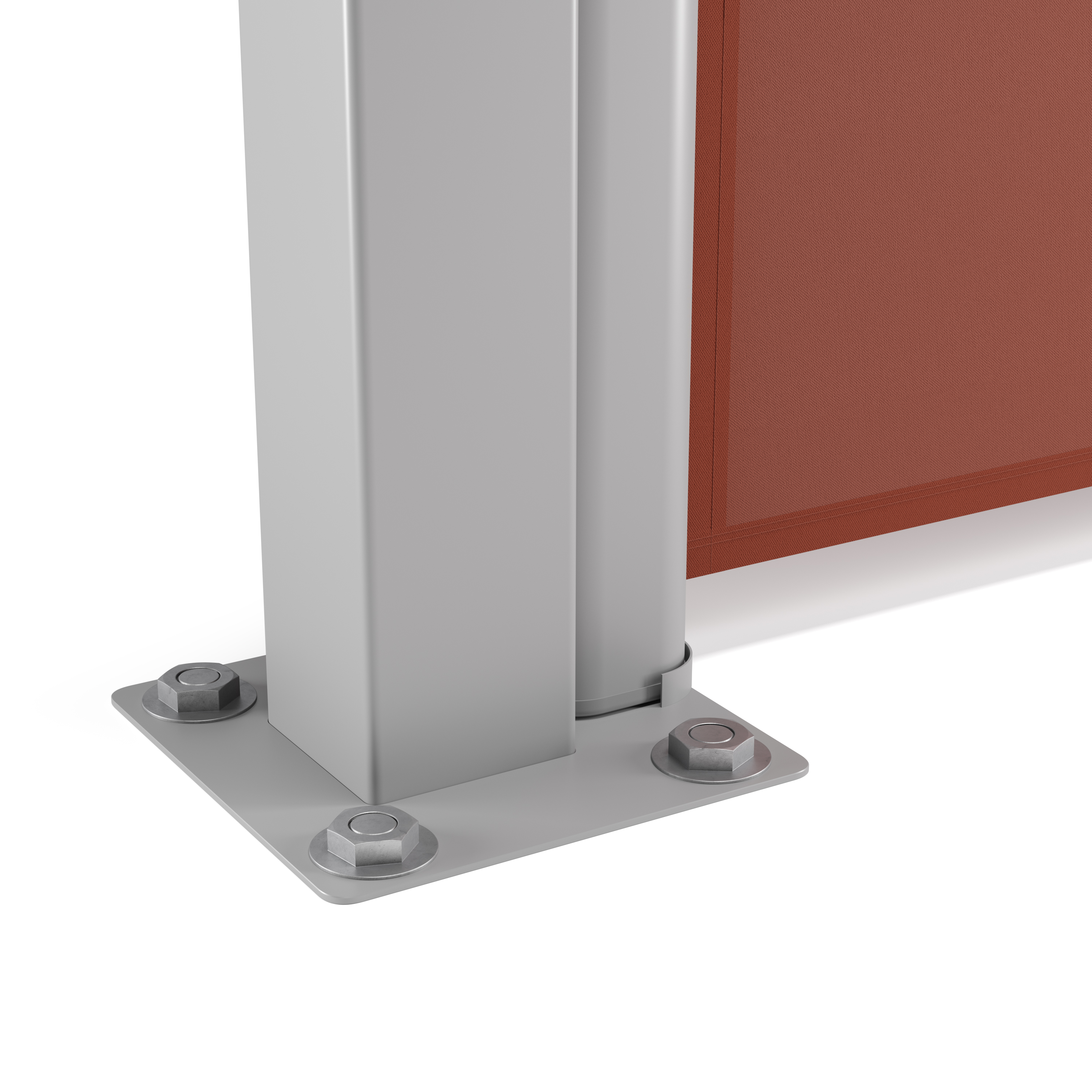 Doppelseitenmarkise 160 x 800 cm braun