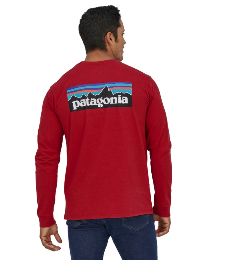 Patagonia L/S P-6 Logo Responsibili-Tee, M's<br>Kjenn på stoffet! Super behagelig