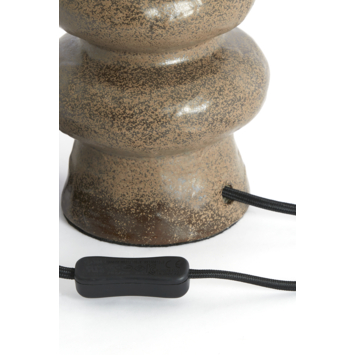 Lampvoet Dali bruin Ø13 x 28,5cm