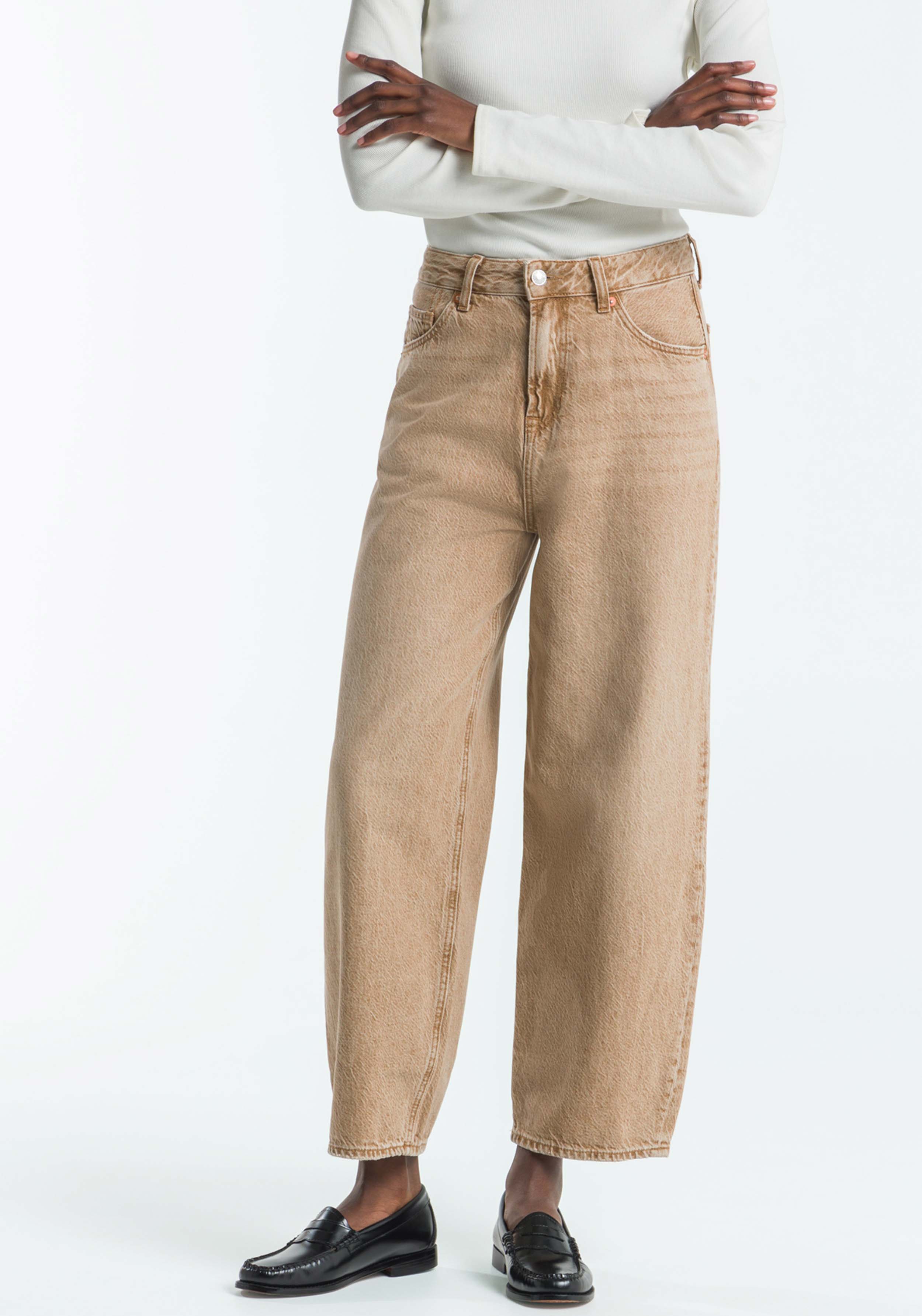 Kings Of Indigo Jeans Leila Jim Dark Beige