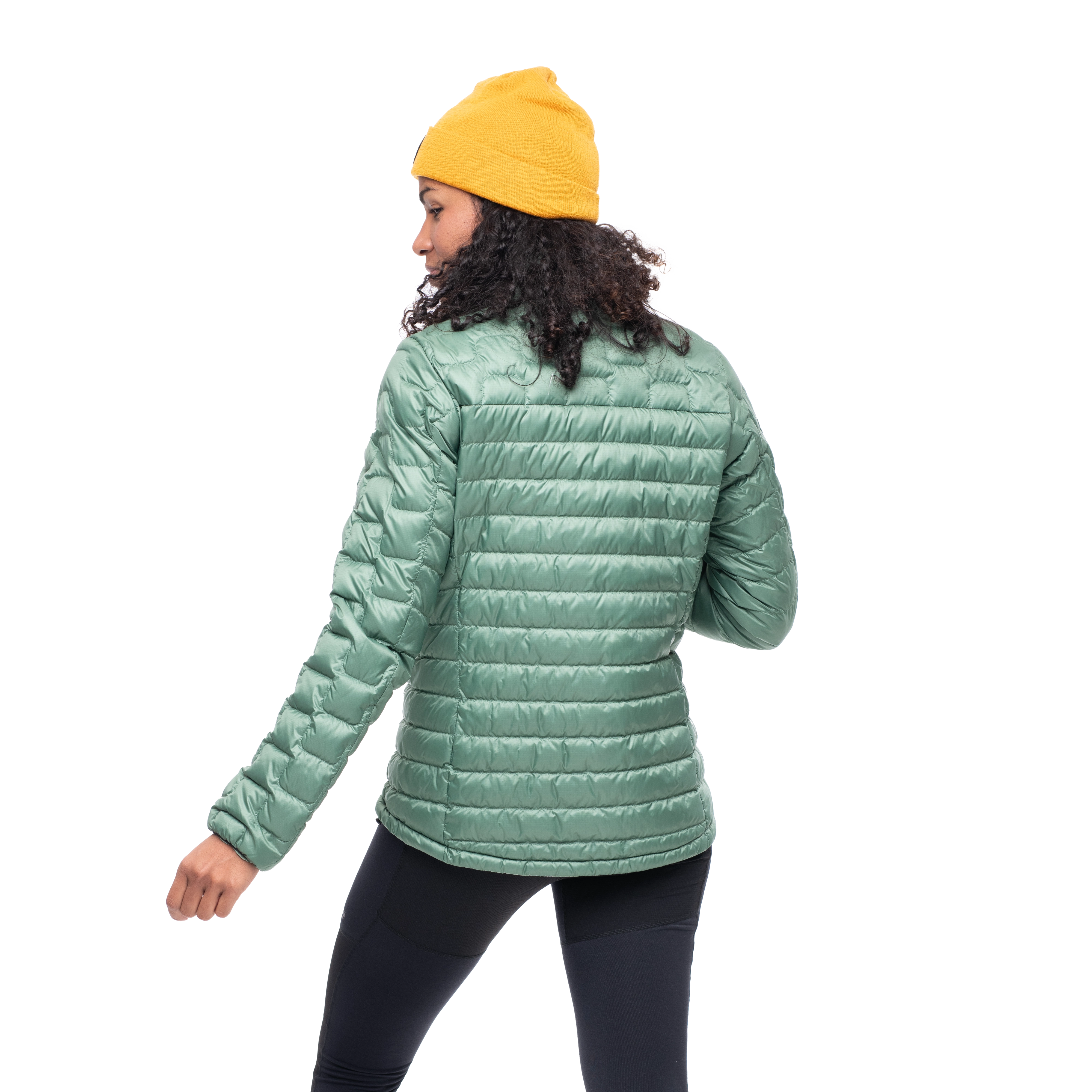 Magma Light Down Jacket Women Dark Jade Green
