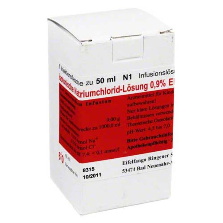 Isotonische Nacl Lösung 0,9% Eifelfango, 50 ml