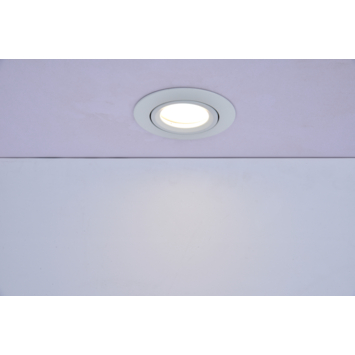 Lutec Connect slimme inbouwspot Scop wit Ø 8,4cm GU10 4,7W 3 stuks