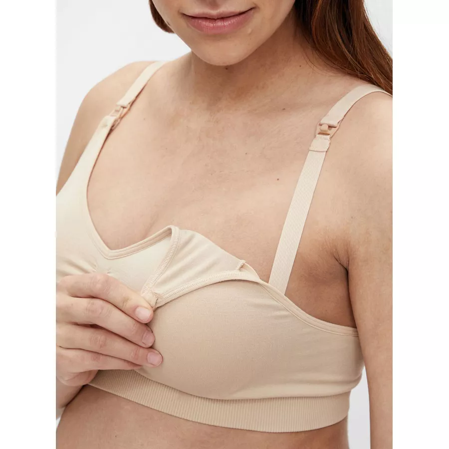 mama;licious Still-BH MLILJA 2er-Pack beigeschwarz
