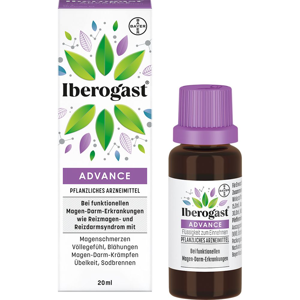 Iberogast® Advance – Bei wiederkehrenden Magen-Darm-Beschwerden