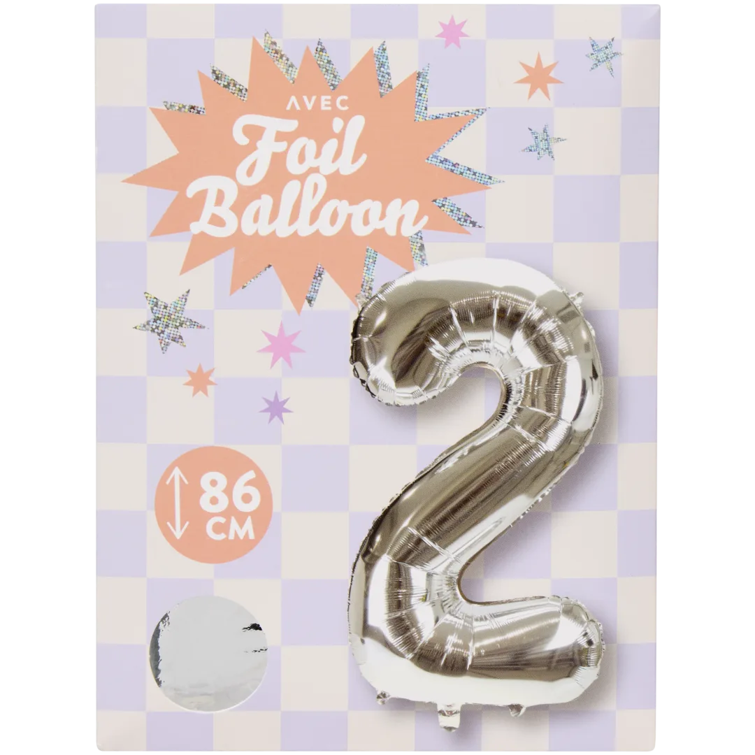 Ballon d'aluminium chiffre