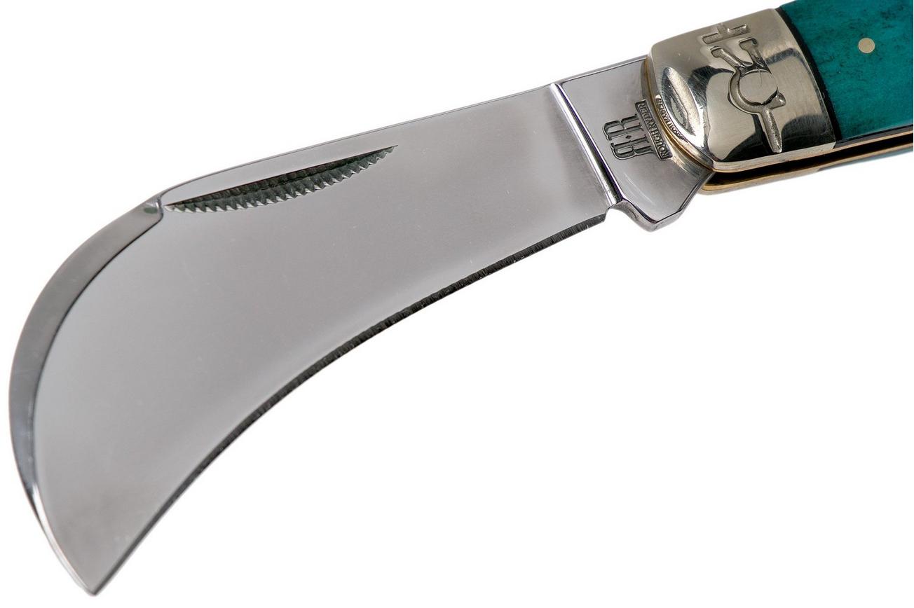 Rough Ryder Black & Blue Hawkbill RR2121 zakmes