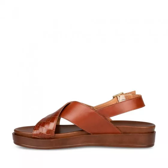 Sandales COGNAC MEGIS CASUAL