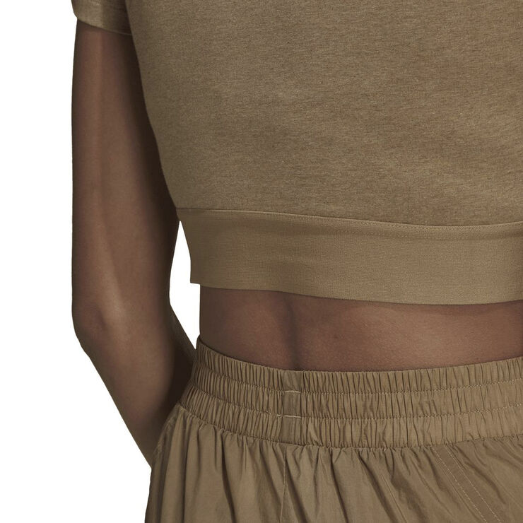 adidas CROPPED TEE Brown