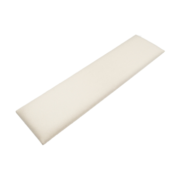 Wandkussen boucle crème 120x30 cm