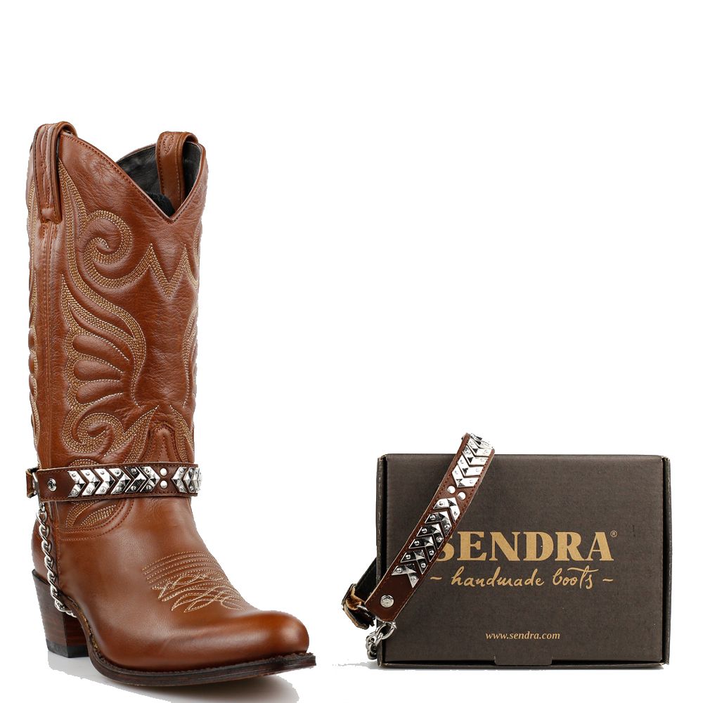Sendra boot belts Arnes 40 Deep Cuoio - Donker bruin