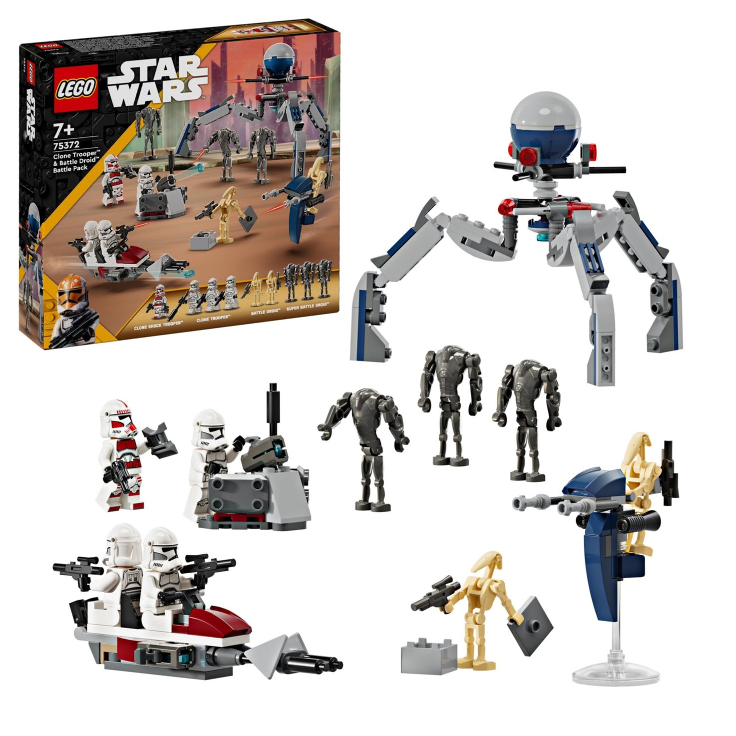 LEGO® Star Wars™ Clone Trooper™ & Battle Droid™ Battle Pack