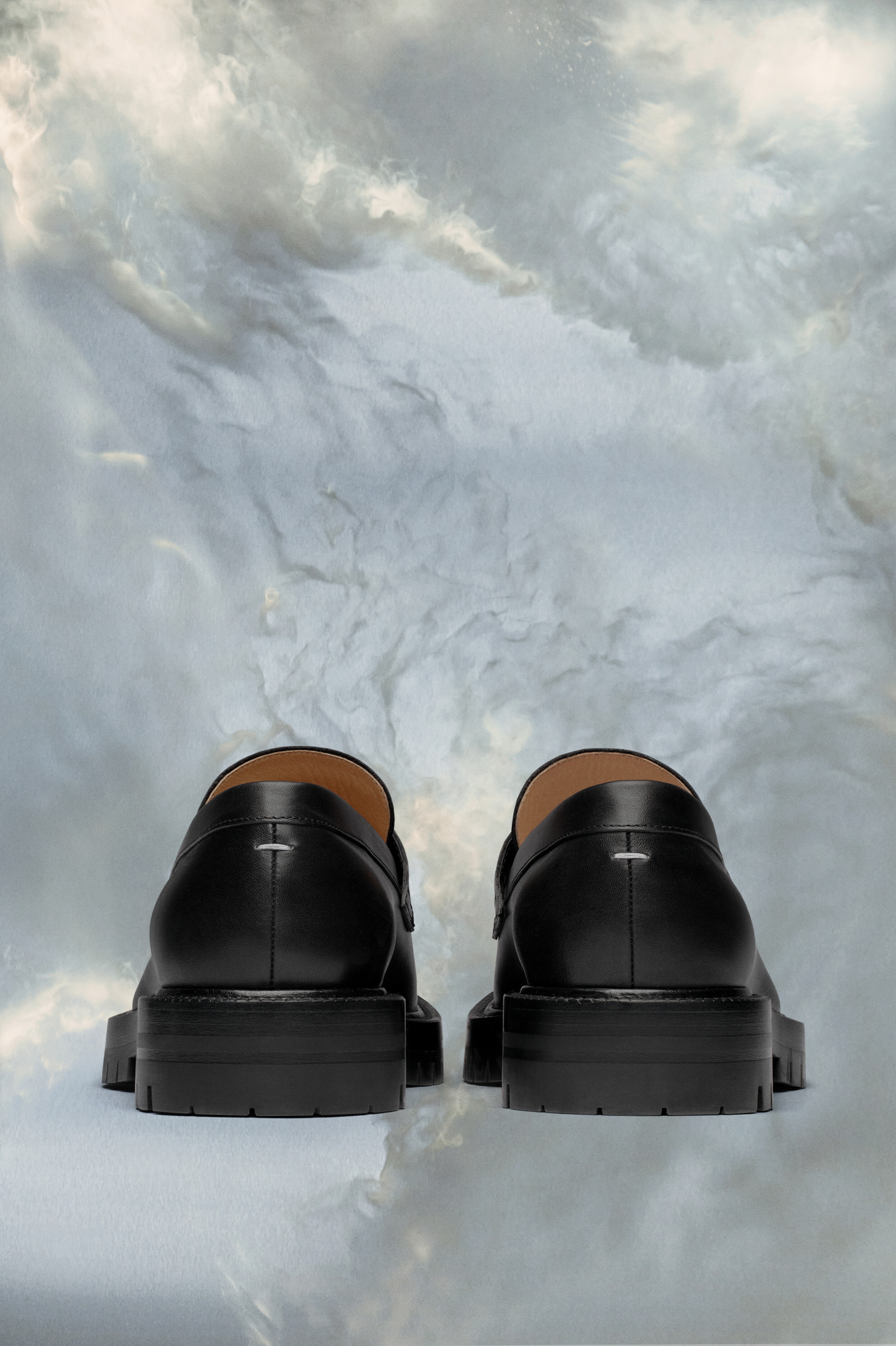 Tabi loafers en cuir de veau pour homme