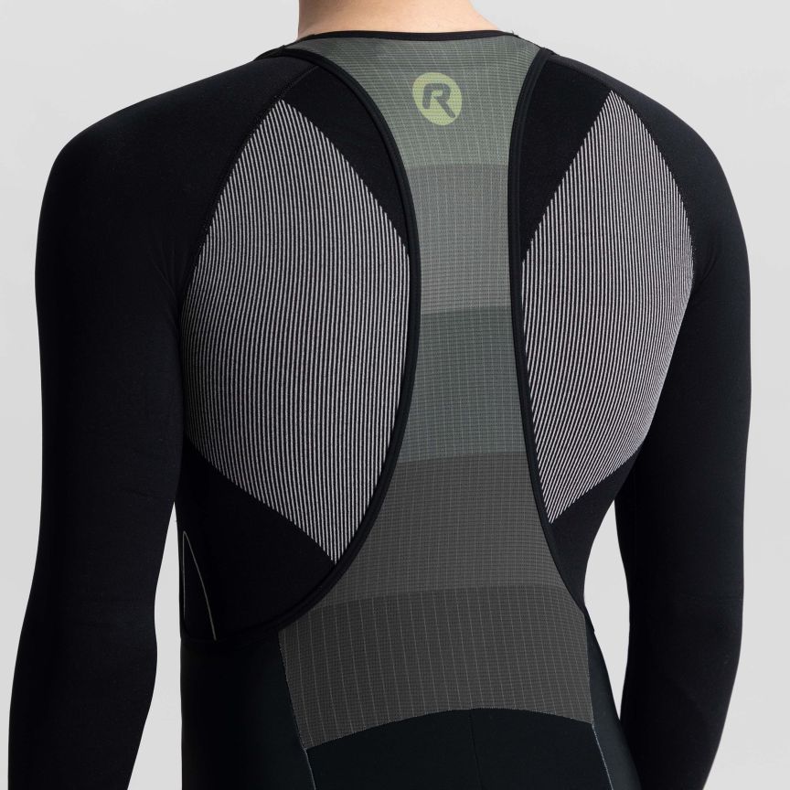 Rogelli Hero II Bibtights, Sort/grøn