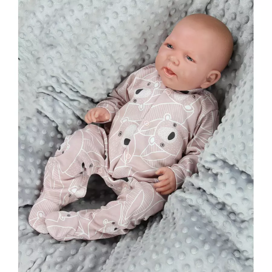 TupTam Baby Mädchen Schlafstrampler mit Fuß 3er Pack rosaweiß