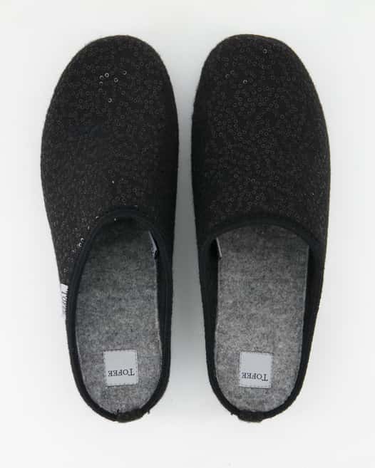 Tofee 74-00125 Hausschuhe in Schwarz