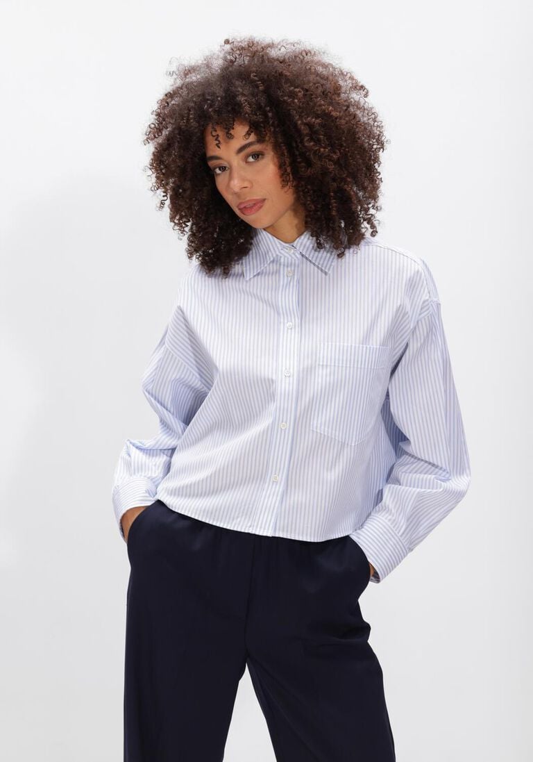lichtblauwe max mara blouses eden
