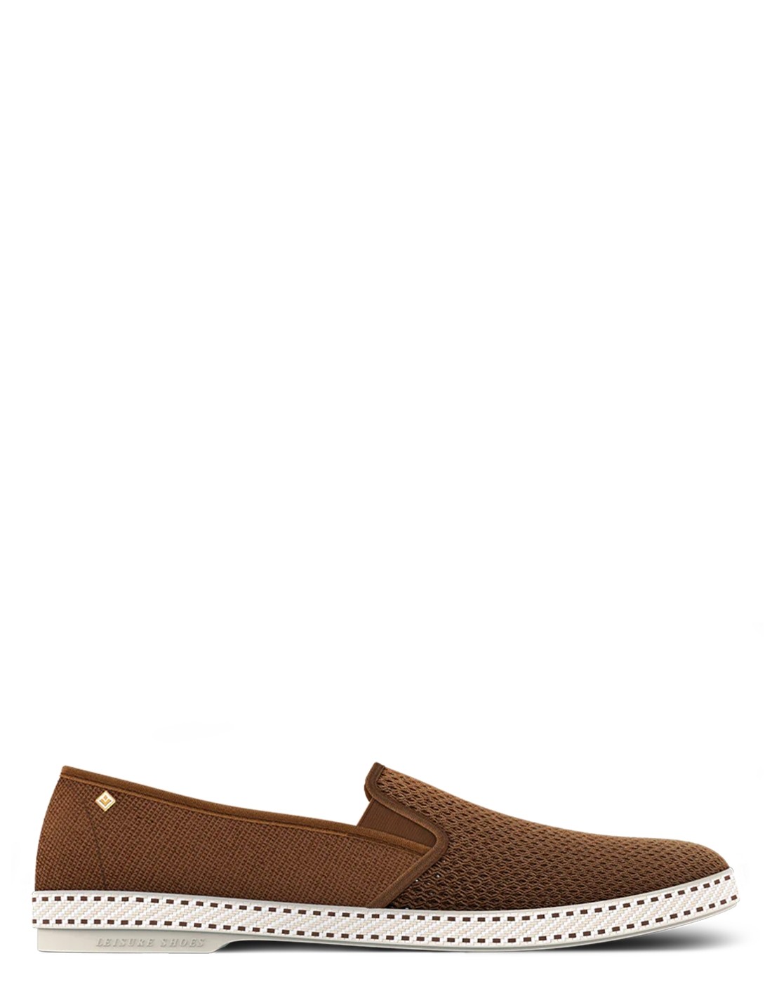 rivieras espadrilles homme classic canvas & mesh miel