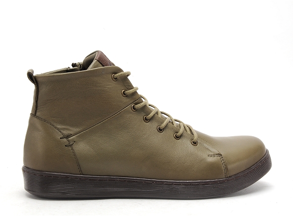 Andrea conti boots bottine plates femme 0342804 kaki