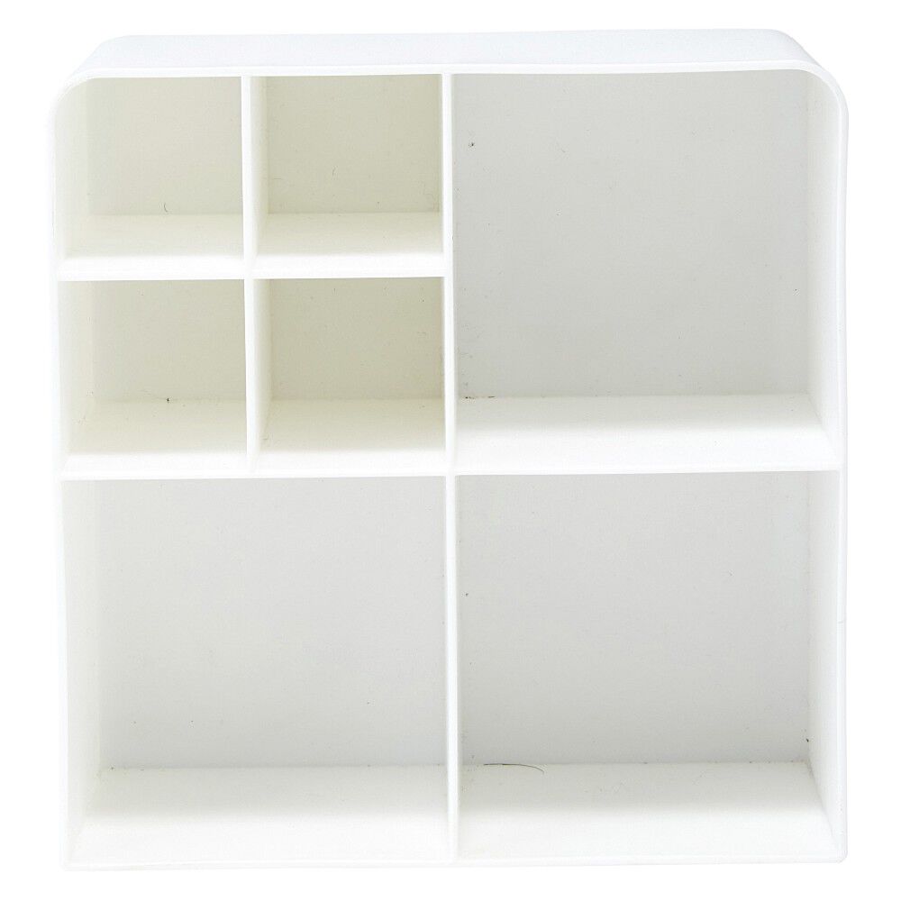Rangement de cosmétique blanc 7 compartiments