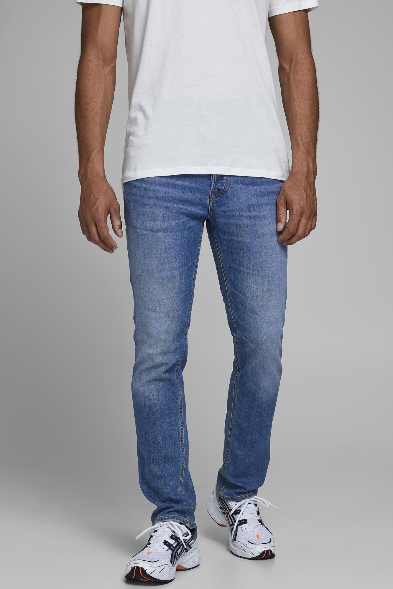 Calça jeans skinny - azul médio