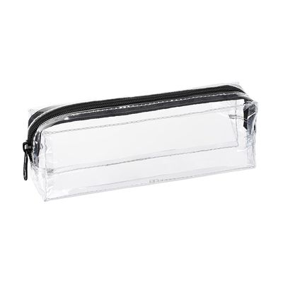 Trousse Clear - 1 compartiment - transparent ronde ou rectangulaire - Viquel