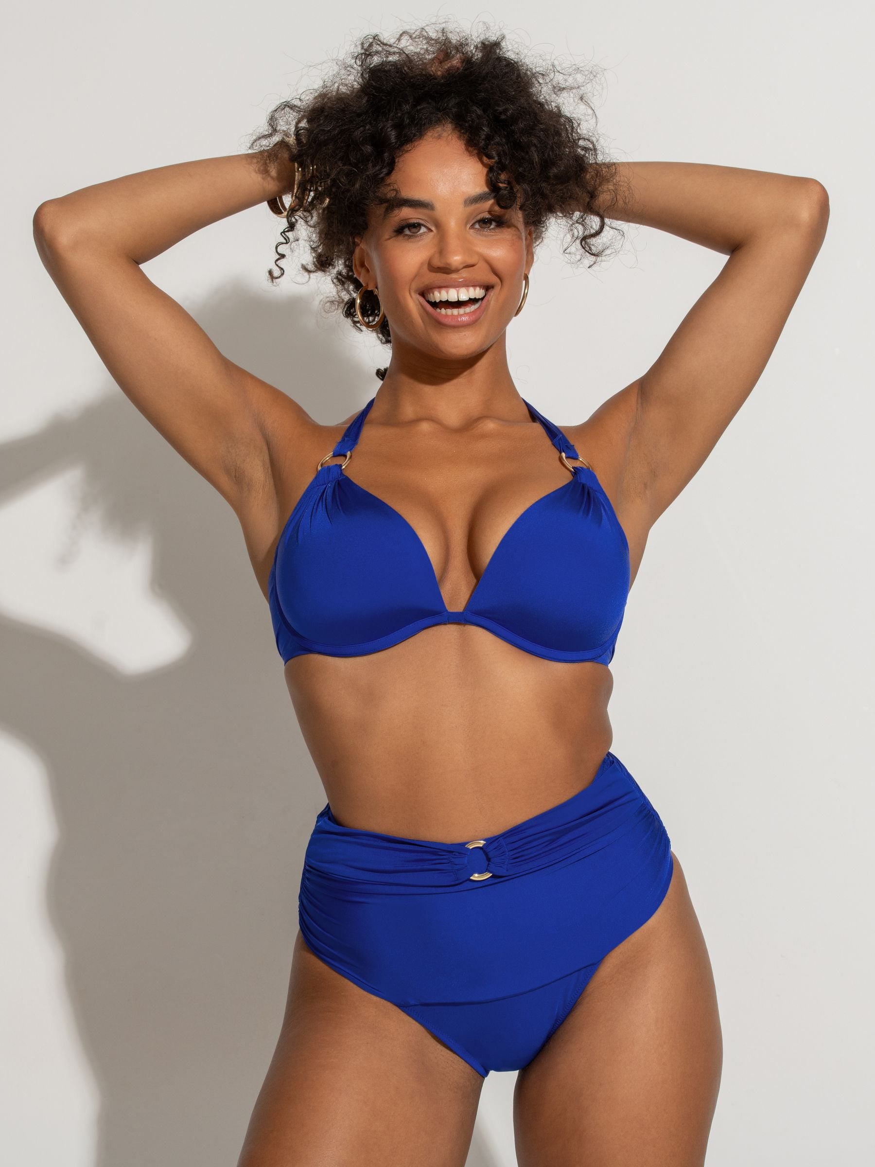 Blauw - Pour Moi Samoa Bikini Bottoms