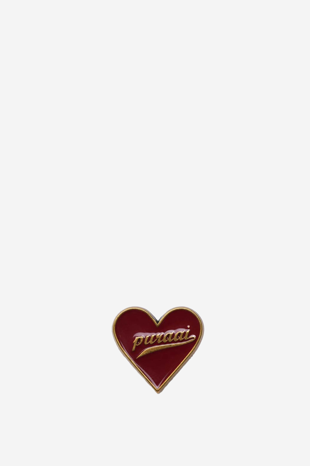 Heart charm pin lace clip