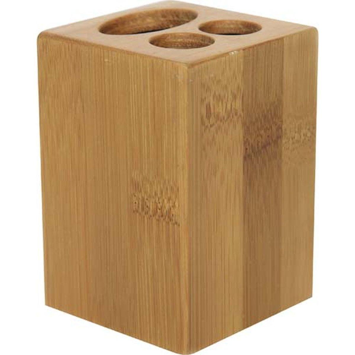 PORTE BROSSES A DENTS EN BAMBOU  COLLECTION BAMBOU