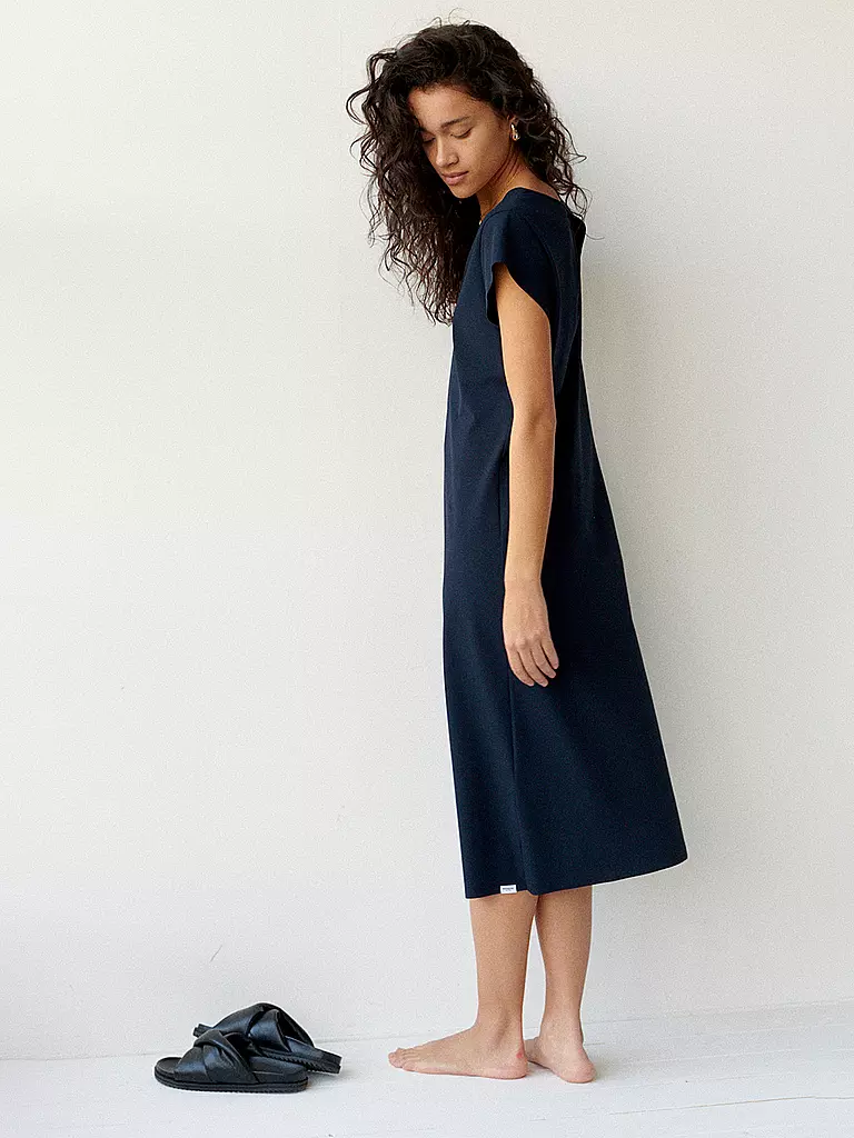 PENN&INK Midikleid dunkelblau