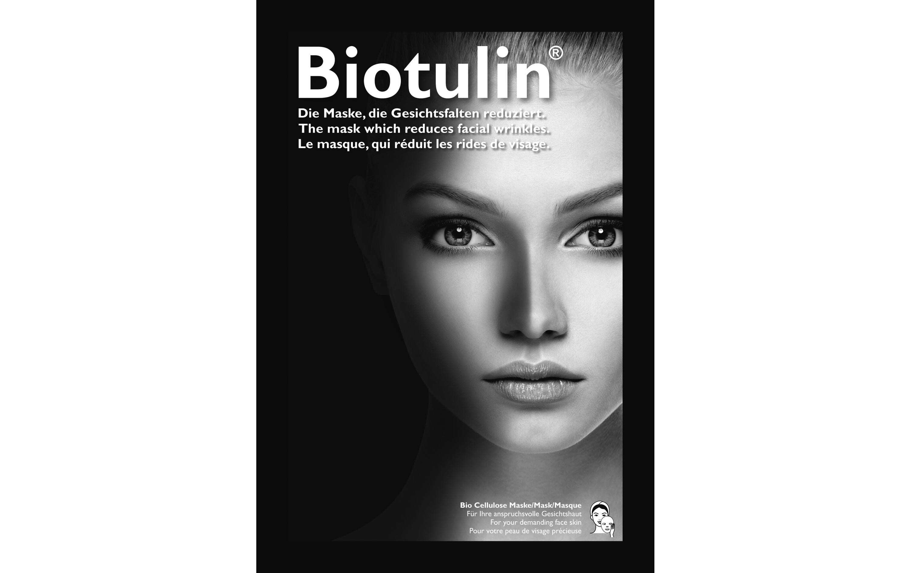 Gesichtsmaske Bio Cellulose 8 mlMaske feuchtigkeitsspendend und faltenmindernd