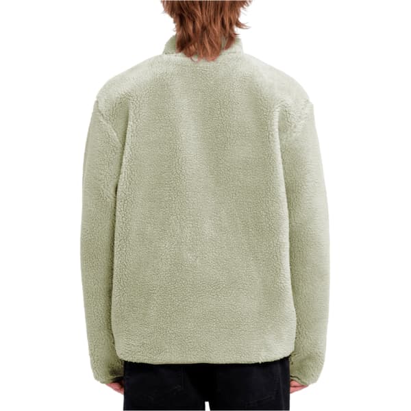 Veste polaire snowboard VOLCOM MUZZER FUZZAR ZIP GREEN TEA