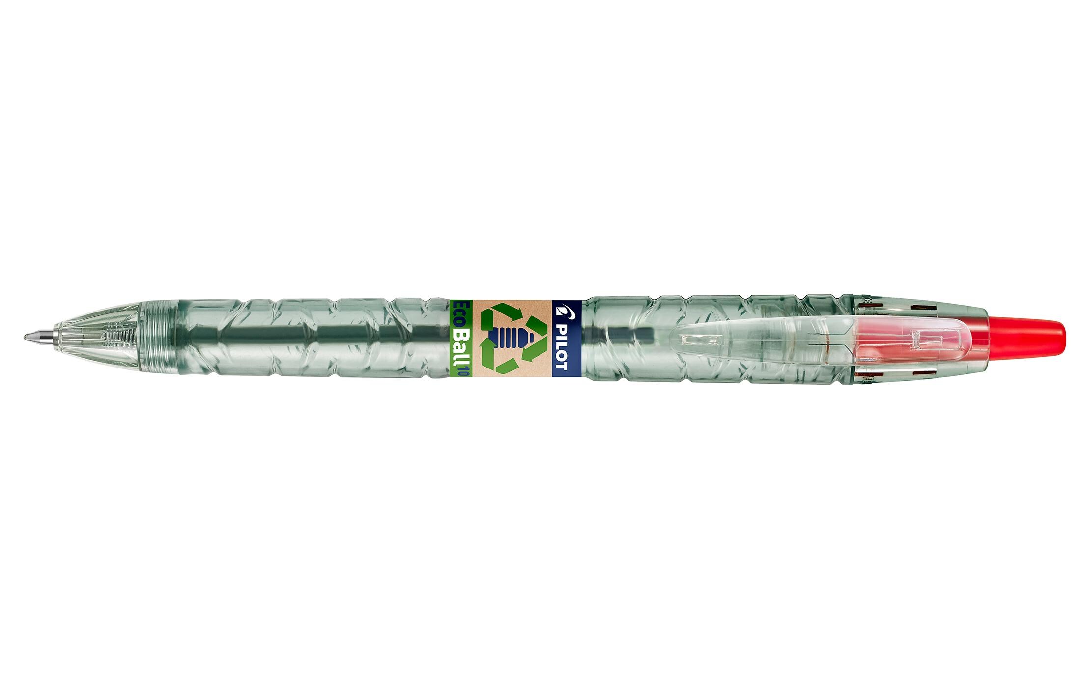 Kugelschreiber Begreen B2P Ecoball 1.0 mm, RotKuli mit «Bottle 2 Pen» Gel