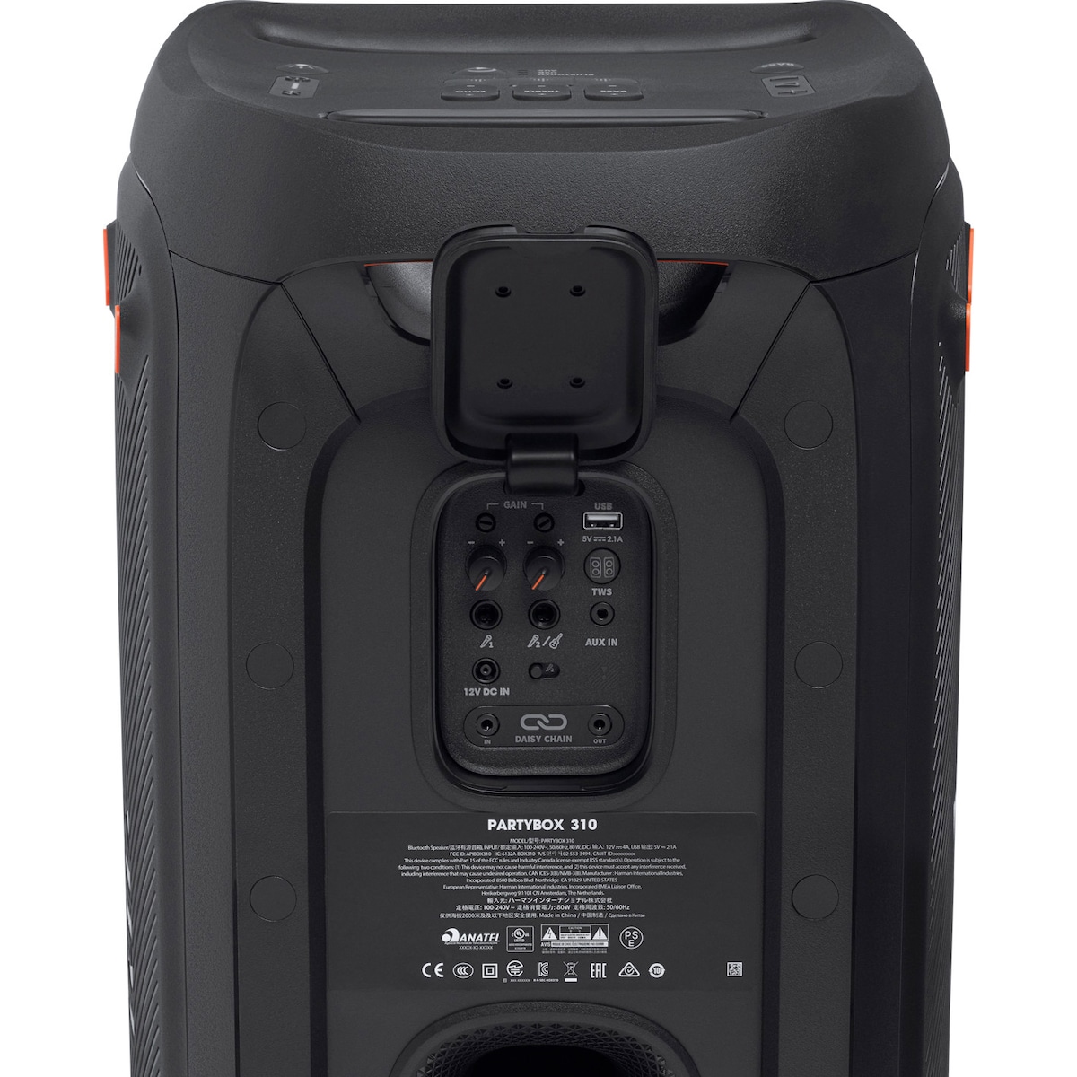 JBL PartyBox 310 trådløs høyttaler (sort)