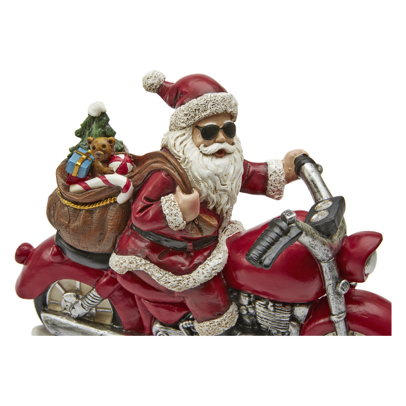 Nisse på motorsykkel 20 cm